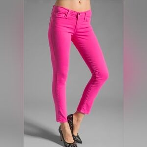 Joe's Jeans pink straight ankle jeans Size 28